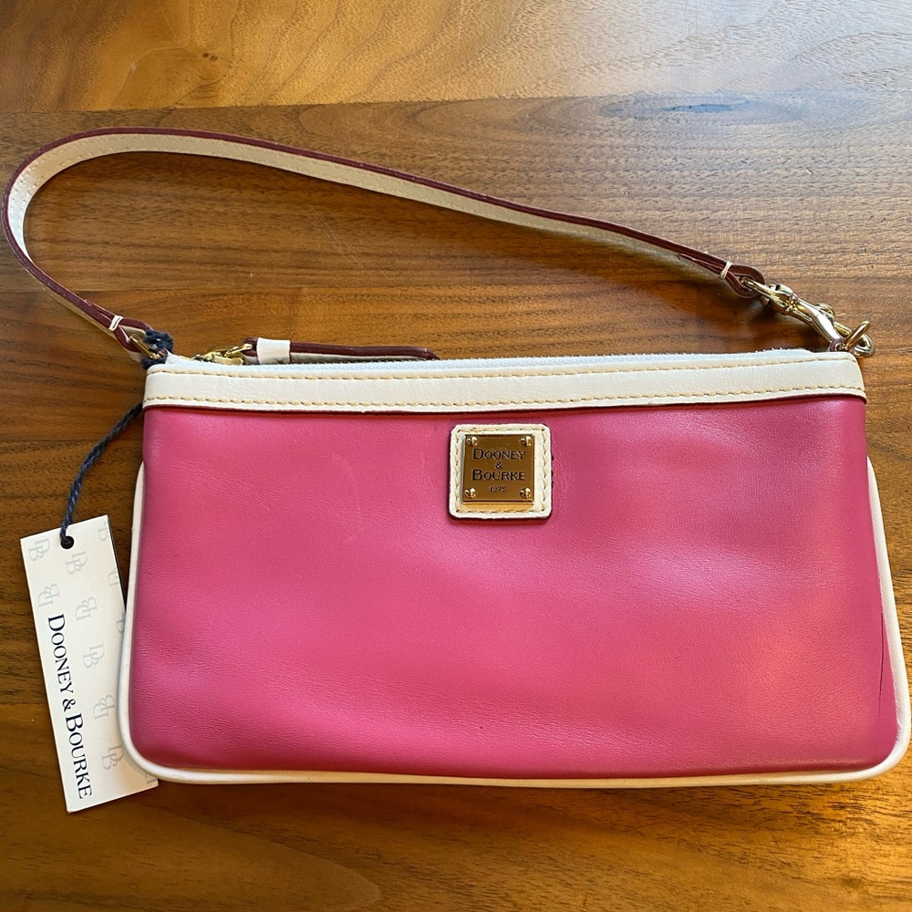 Dooney & Bourke Pink Leather Wristlet